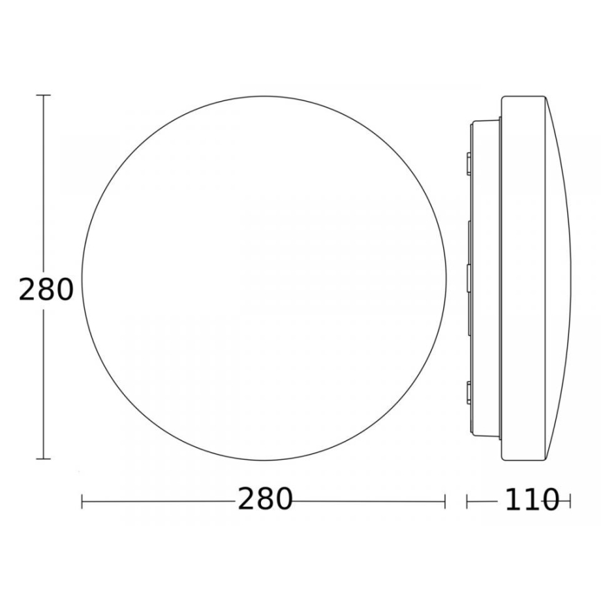 Steinel 079734 - LED Stropna svjetiljka sa senzorom RS 20 S LED/9,4W/230V 3000K IP44