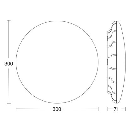 Steinel 079789- LED Vanjska stropna svjetiljka sa senzorom RS PRO S20 SC LED/15,7W/230V IP65 3000K