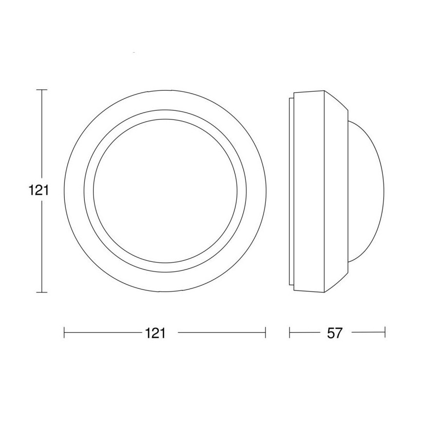 Steinel 081706 - Vanjski senzor pokreta IS 2360-3 ECO 230V IP54 crna