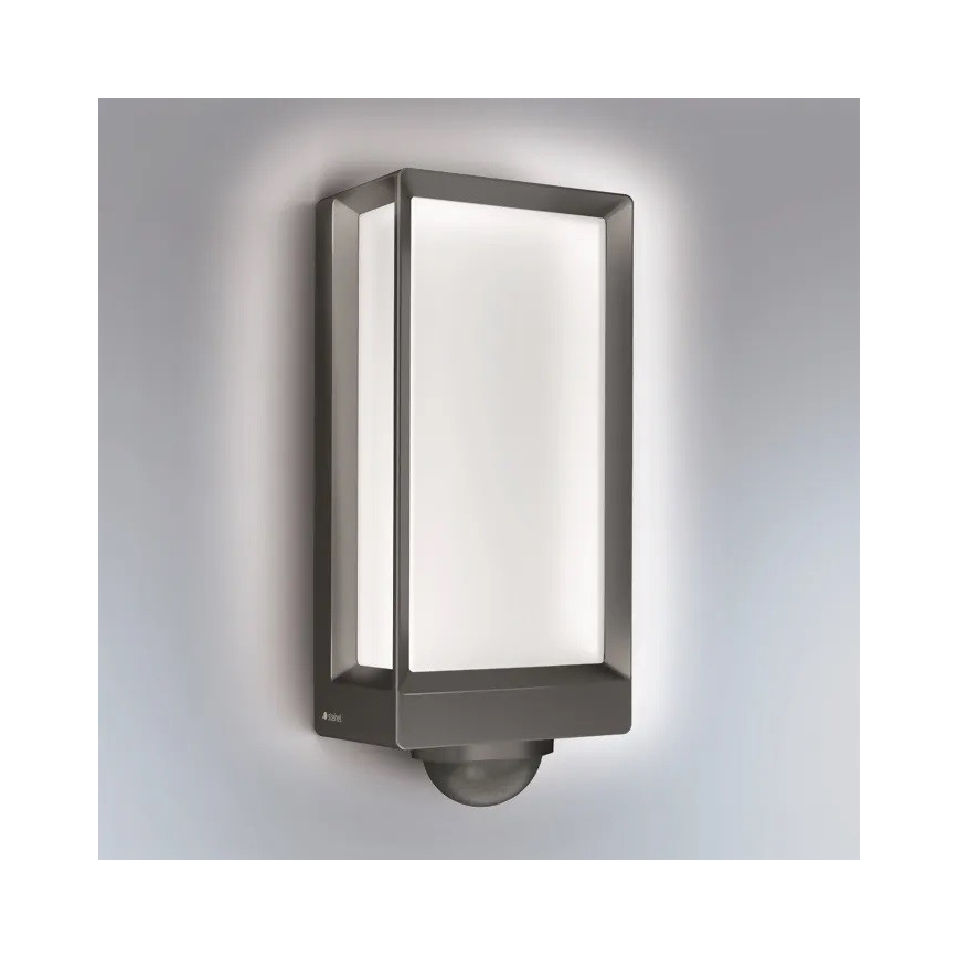 Steinel 085261 - LED Prigušiva vanjska zidna svjetiljka sa senzorom L42SC LED/13W/230V IP54