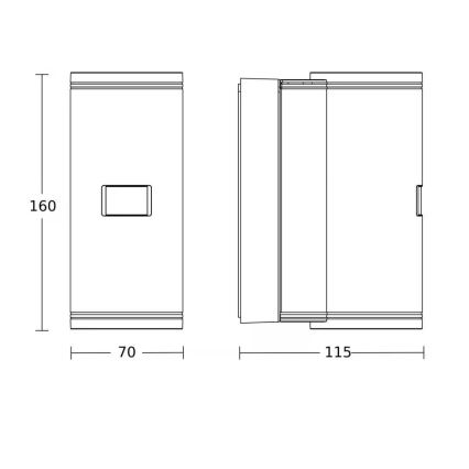 Steinel 087739 - LED vanjsko zidno svjetlo s senzorom 2xGU10/14,5W/230V L 940SC IP44