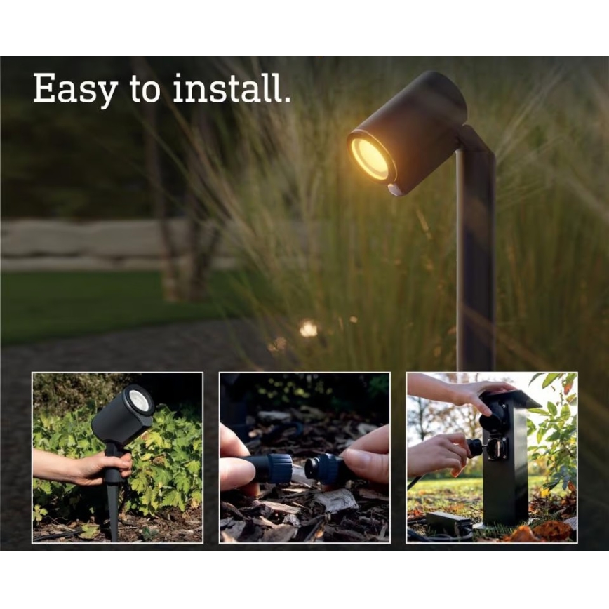 Steinel 089320 - LED RGBW Vanjska svjetiljka sa senzorom LED/7,9W/24V IP65