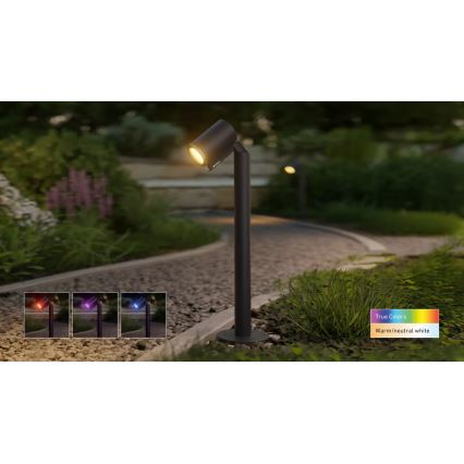 Steinel 089320 - LED RGBW Vanjska svjetiljka sa senzorom LED/7,9W/24V IP65