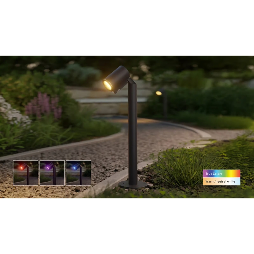 Steinel 089320 - LED RGBW Vanjska svjetiljka sa senzorom LED/7,9W/24V IP65