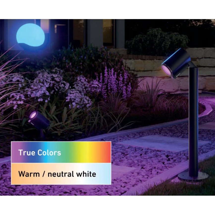 Steinel 089344 - LED RGBW vanjska lampa sa senzorom LED/7,9W/24V IP65