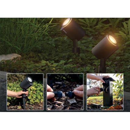 Steinel 089351 - LED RGBW vanjska svjetiljka LED/7,9W/24V IP65