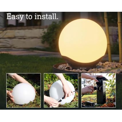 Steinel 089375 - LED RGBW Vanjska svjetiljka s senzorom LED/9,07W/24V 400 mm IP65