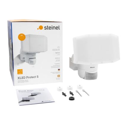 Steinel 089894 - LED Reflektor sa senzorom XLED PROTECT LED/14,3W/230V 3000K IP54 bijela