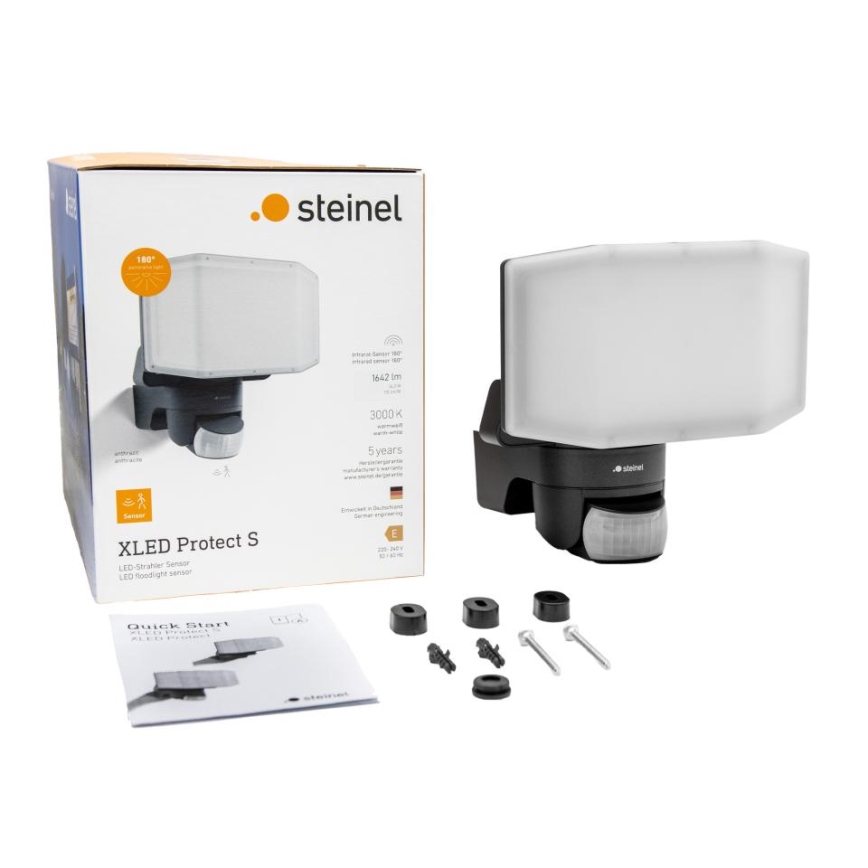 Steinel 090012 - LED Reflektor sa senzorom XLED PROTECT LED/14,3W/230V 3000K IP54 antracit