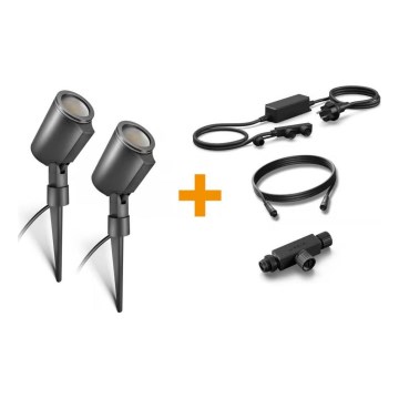 Steinel 093907 - Osnovni komplet LED RGBW 2x Vanjska lampa LED/7,8W/24V IP65