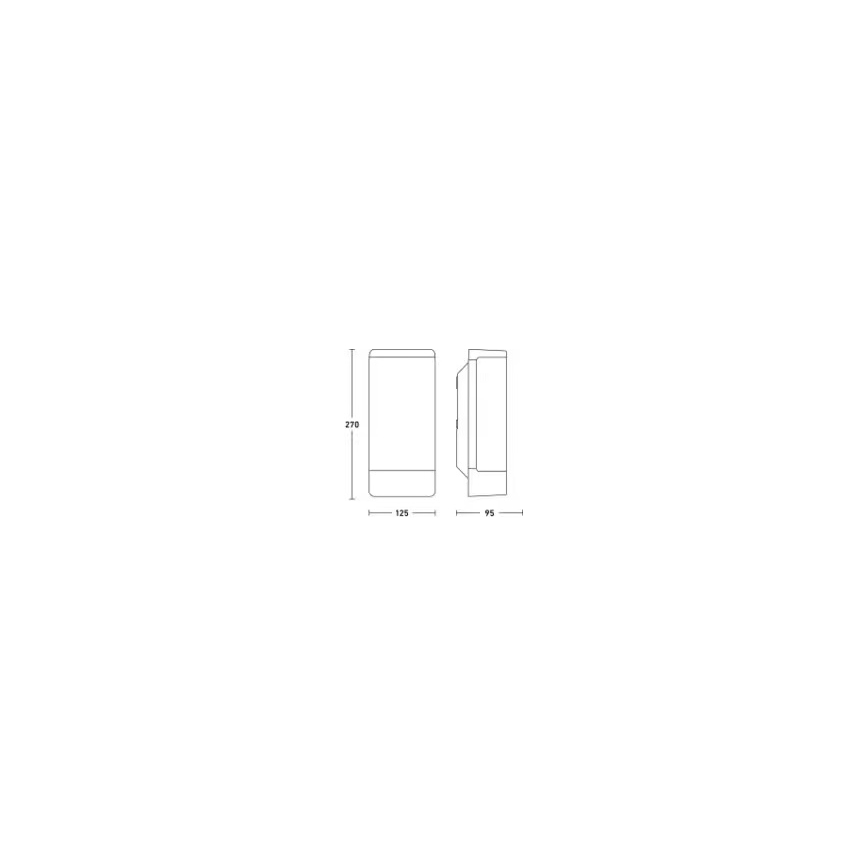 Steinel 094270 - Vanjsko zidno svjetlo 1xE27/15W/230V L 14 IP44