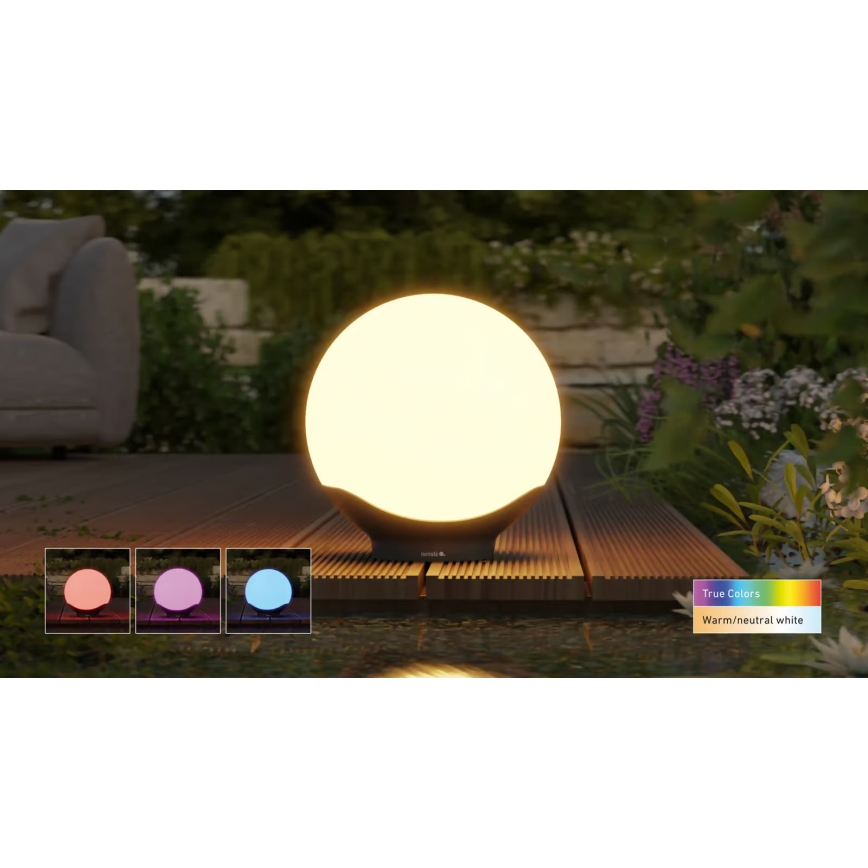 Steinel 094836 - Osnovni set LED RGBW Vanjska svjetiljka LED/9,07W/24V 400 mm IP65