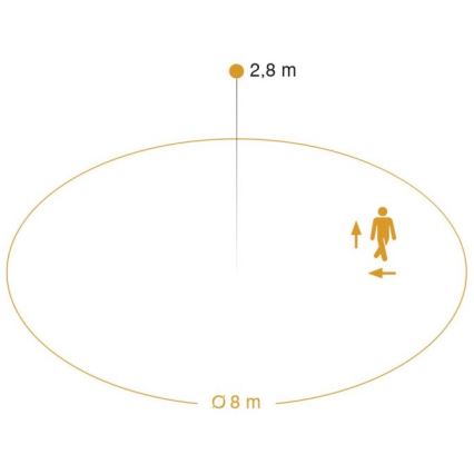 STEINEL 56032 - LED Svjetiljka za kupaonicu sa senzorom RS PRO LED/9,5W/230V IP54