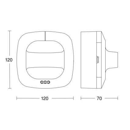 Steinel 590703 - Detektor prisutnosti Dual HF COM1 bijela