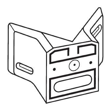 STEINEL 630119 - Kutni nosač 01 crni