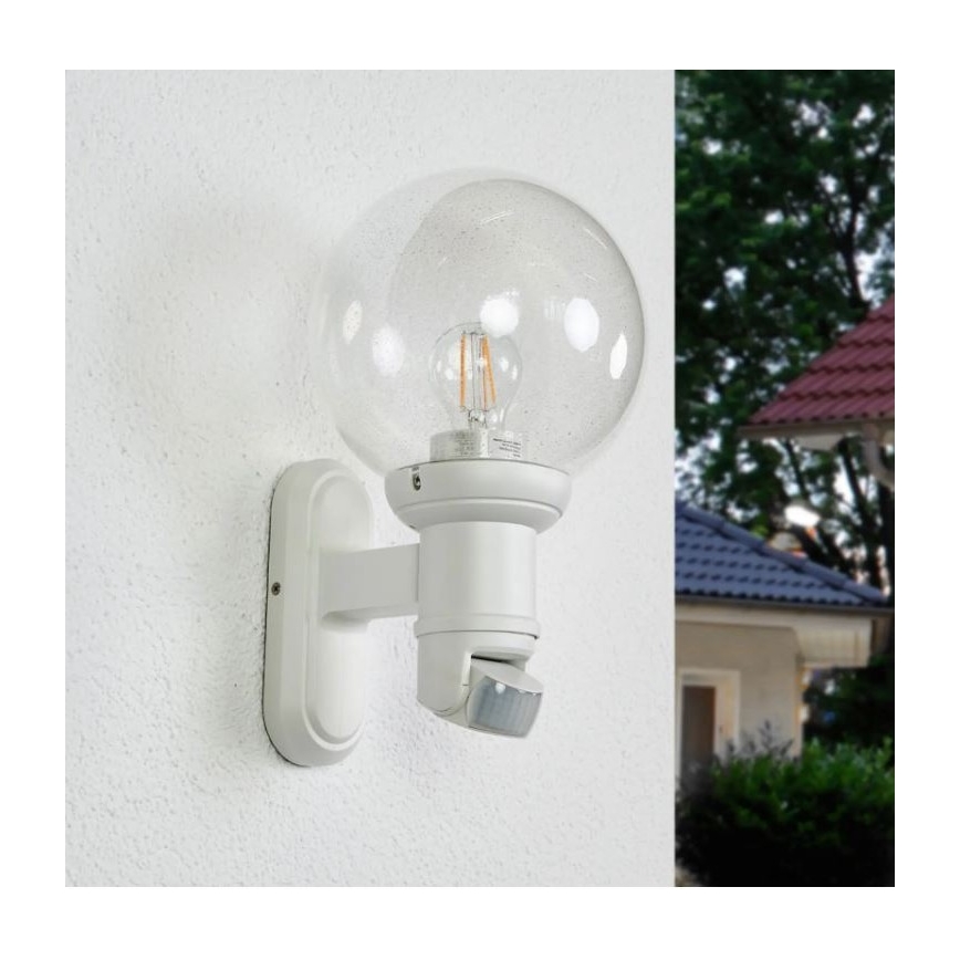 STEINEL 634315 - L 560 S Vanjska zidna lampa sa senzorom bijela IP44