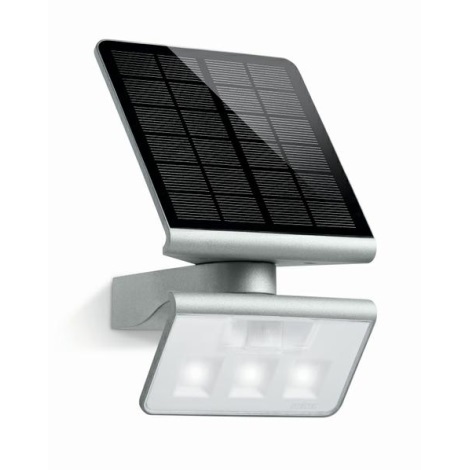 STEINEL 671013 - Solarni LED-reflektor sa senzorom XSolar L-S 1,2W/LED srebrna