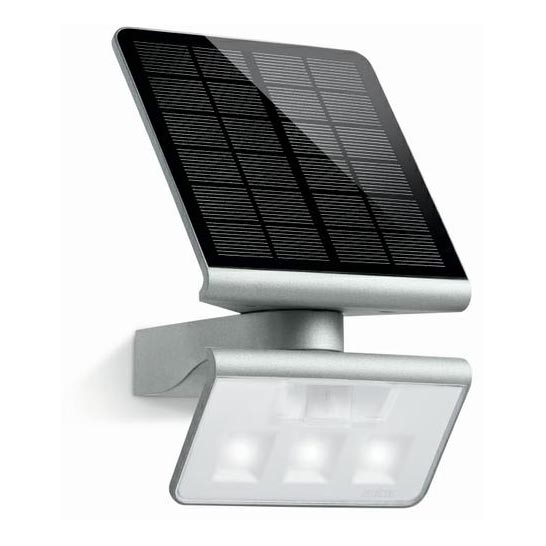 STEINEL 671013 - Solarni LED-reflektor XSolar L-S 1,2W/LED srebrna IP44 2500 mAh