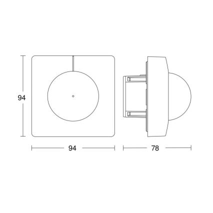 Steinel 751302 - Detektor prisutnosti HF 360 COM1 bijela