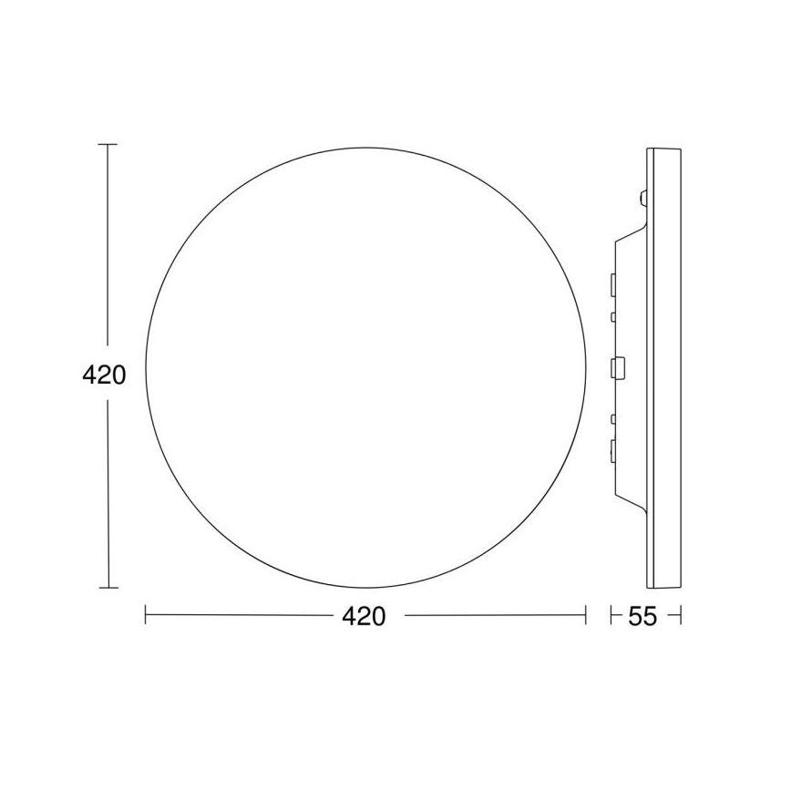 Steinel - LED Prigušiva stropna svjetiljka sa senzorom RSPROR30BASICSC 23,22W/230V IP40 3000K