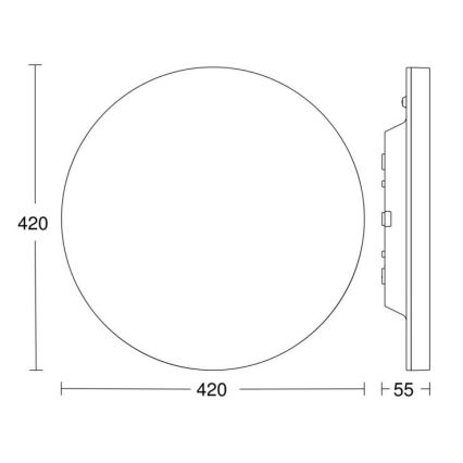 Steinel 067762 - LED Prigušiva stropna svjetiljka sa senzorom RS PRO R30 plus SC 23,7W/230V 4000K IP40