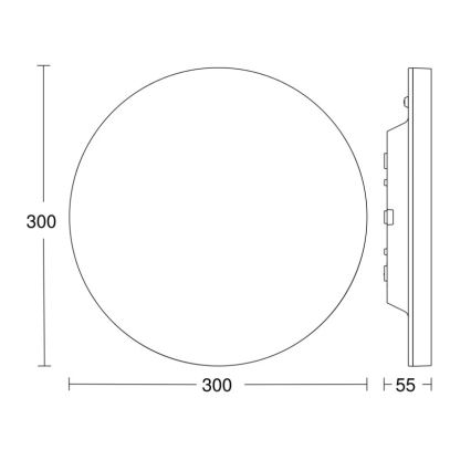 Steinel 067816 - LED Prigušiva stropna svjetiljka sa senzorom RS PRO R10 BASIC SC LED/8,5W/230V 3000K IP40