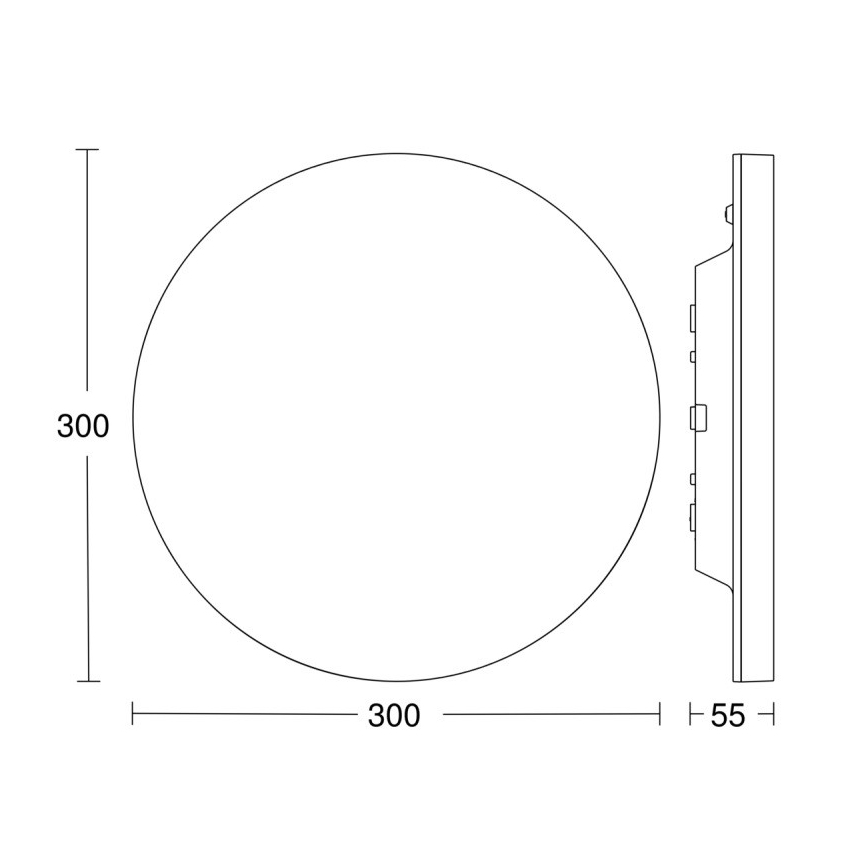 Steinel 067809 - LED Prigušiva stropna svjetiljka sa senzorom RS PRO R10 BASIC SC LED/8,5W/230V 4000K IP40