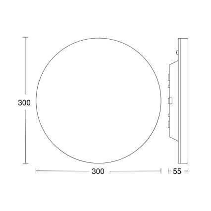 Steinel 067717 - LED Prigušiva stropna svjetiljka sa senzorom RS PRO R10 PLUS SC 8,5W/230V IP40 3000K