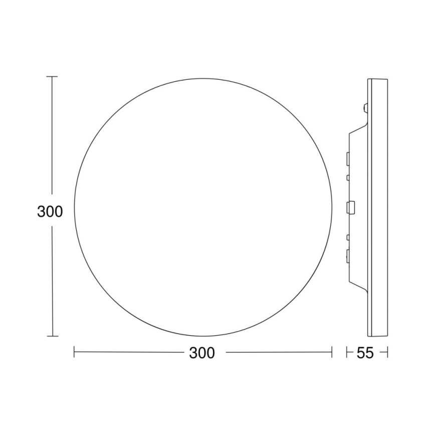 Steinel 067717 - LED Prigušiva stropna svjetiljka sa senzorom RS PRO R10 PLUS SC 8,5W/230V IP40 3000K