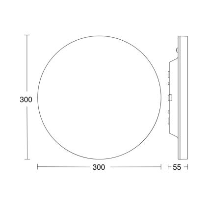 Steinel 067700 - LED Prigušiva stropna svjetiljka sa senzorom RS PRO R10 PLUS SC 8,5W/230V IP40 4000K