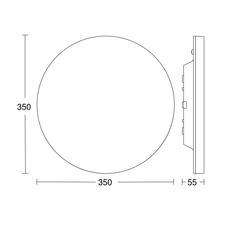 Steinel - LED Prigušiva stropna svjetiljka sa senzorom RSPROR20BASIC 15,3W/230V IP40 3000K
