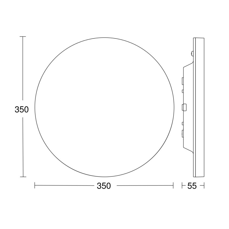 Steinel 067755 - LED Prigušiva stropna svjetiljka sa senzorom RS PRO R20 PLUS 15,86W/230V IP40 3000K