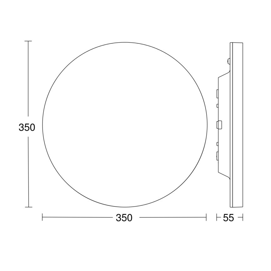 Steinel 067724 - LED Prigušiva stropna svjetiljka sa senzorom RS PRO R20 PLUS 15,86W/230V IP40 4000K
