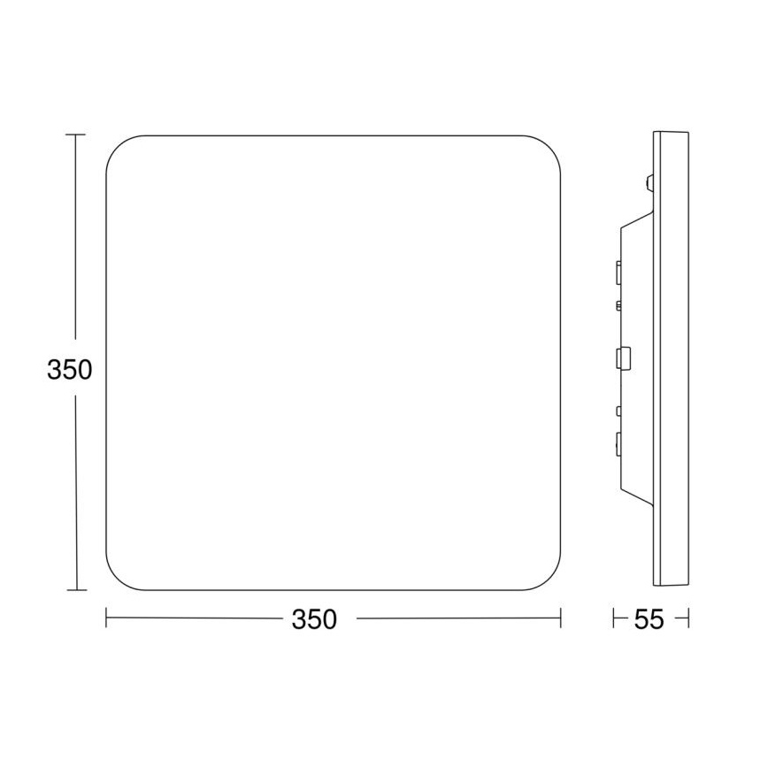 Steinel 067779 - LED Prigušiva stropna svjetiljka sa senzorom RS PRO R30 Q plus SC 23,9W/230V 4000K IP40