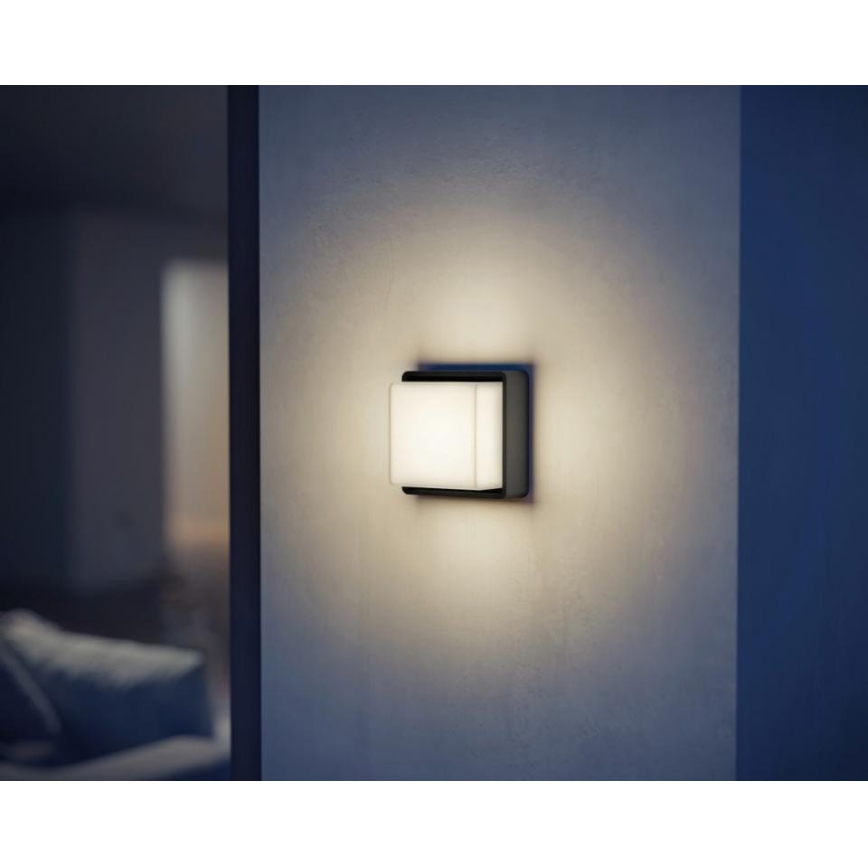 Steinel - LED Prigušiva zidna svjetiljka L 845 C LED/9W/230V 3000K IP44 antracit