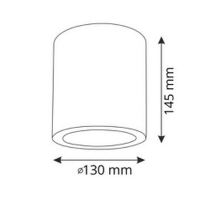 Stmívací LED RGBW bodové svítidlo JUPITER 1xE27/6,5W/230V bílá pr. 13 cm 2700-6500K Wi-Fi