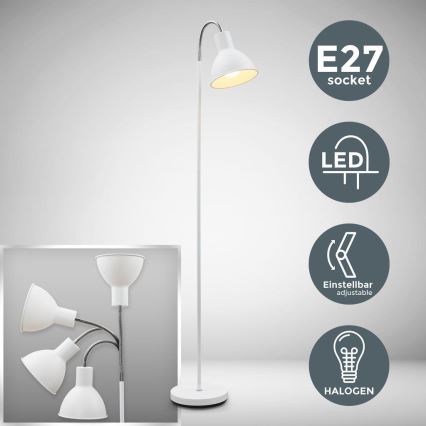 Stojeća lampa 1xE27/25W/230V bijela