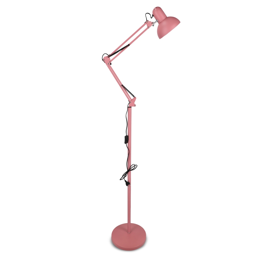 Stojeća lampa 1xE27/40W/230V ružičasta
