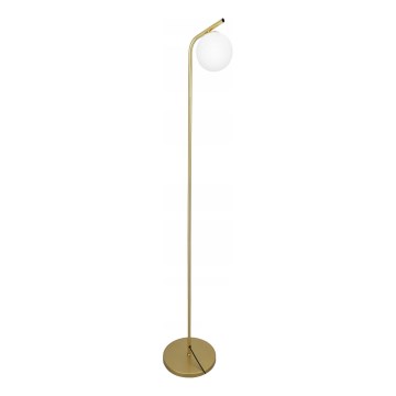 Stojeća lampa 1xG9/40W/230V zlatna/bijela
