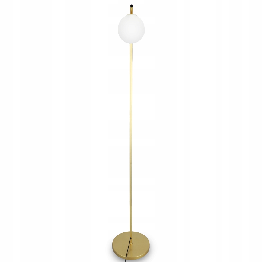 Stojeća lampa 1xG9/40W/230V zlatna/bijela
