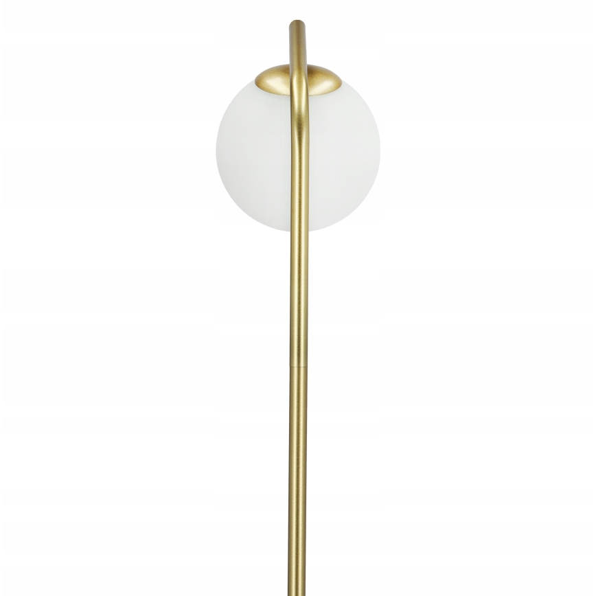 Stojeća lampa 1xG9/40W/230V zlatna/bijela