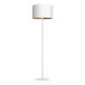 Stojeća lampa ARDEN 1xE27/60W/230V bijela/zlatna