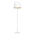 Stojeća lampa ARDEN 1xE27/60W/230V bijela/zlatna
