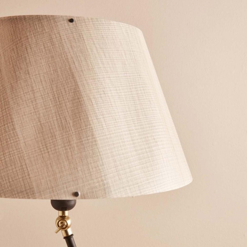 Stojeća lampa AYD 1xE27/40W/230V crna/bež