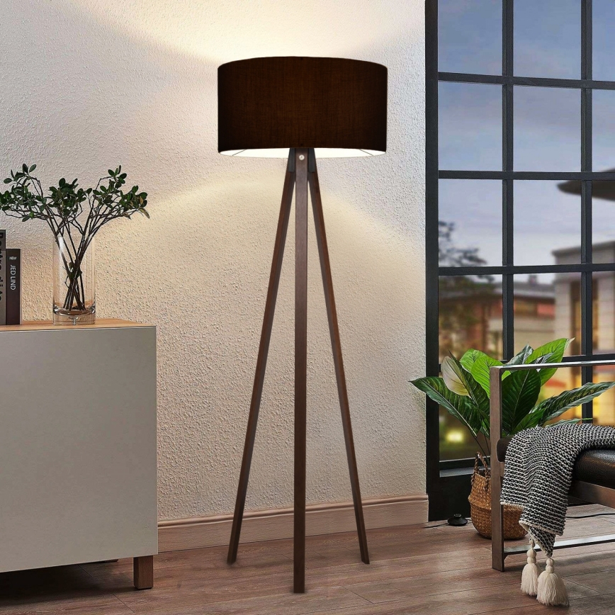 Stojeća lampa AYD 1xE27/40W/230V crna/palak
