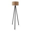 Stojeća lampa AYD 1xE27/40W/230V crna/smeđa
