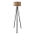 Stojeća lampa AYD 1xE27/40W/230V crna/smeđa