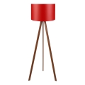 Stojeća lampa AYD 1xE27/40W/230V crvena/smeđa