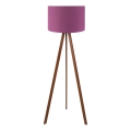 Stojeća lampa AYD 1xE27/40W/230V ljubičasta/smeđa