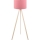 Stojeća lampa AYD 1xE27/40W/230V ružičasta/bež